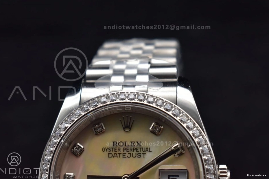 BPF SS On A Best DateJust Steel 36 316F Oyster 1:1 Dial Edition Bracelet Jubilee Chic 579 0511